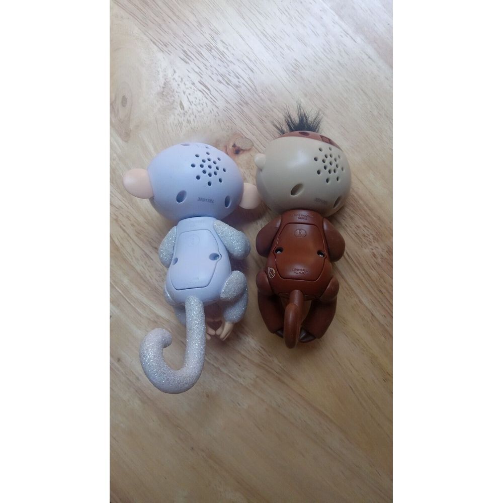 Clean/Working Fingerling White Monkey and Brown Sloth - Picture 2 of 4